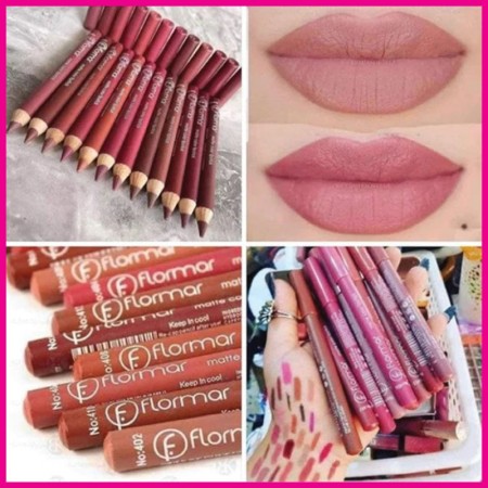 Matte Color Pencil Lipstick Set 12pcs