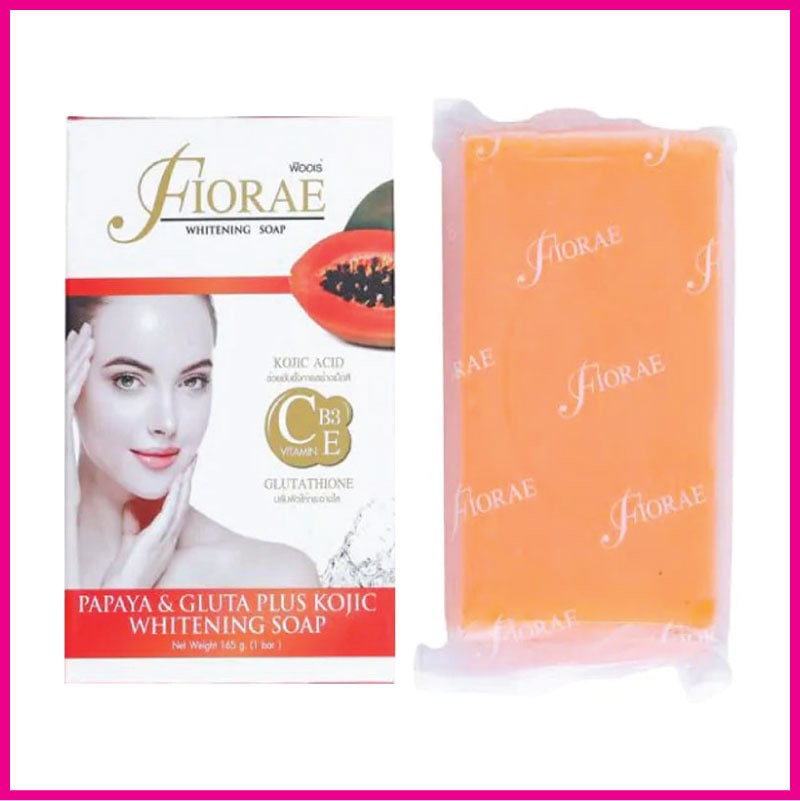 FIORAE Papaya Whitening Soap - ৩ পিছ